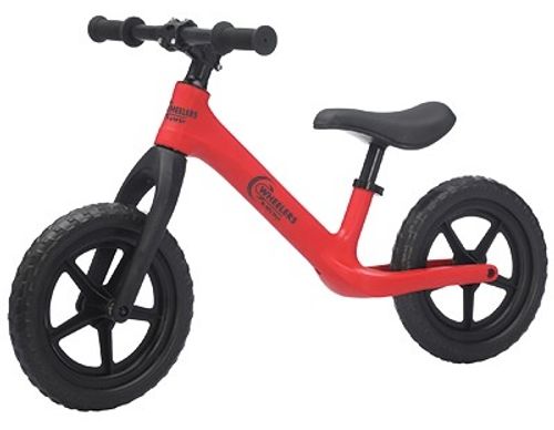 אופני איזון Wheelers עם שלדה קלה במיוחד וגלגלי EVA ללא תקרים - אדום