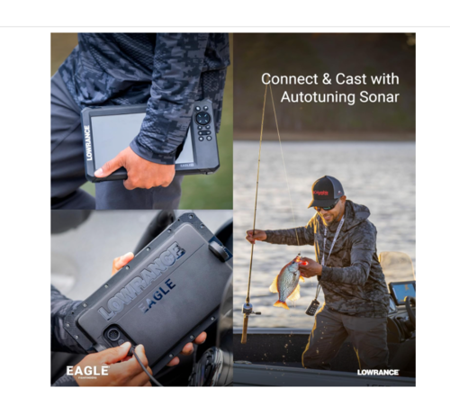 גלאי דגים לורנס עם מתמר LOWRANCE EAGLE 7