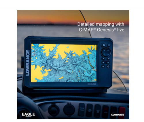 גלאי דגים לורנס עם מתמר LOWRANCE EAGLE 7