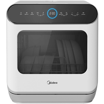 מדיח כלים על השיש כולל חיבור לאפליקציה Midea מידאה MDWMT030S(W)-W-IL