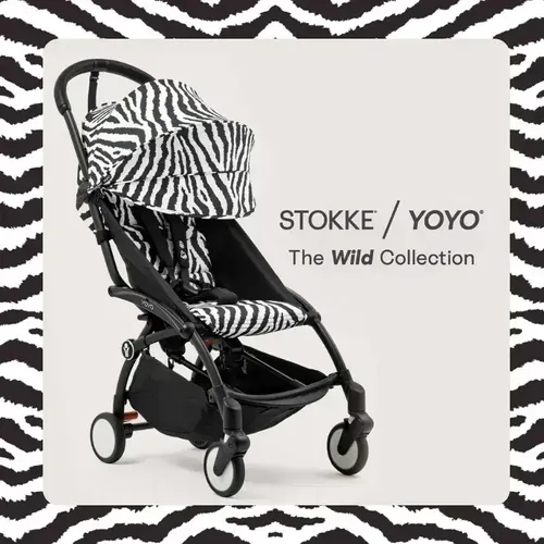 עגלת טיולון YOYO³ Wild  – זברה