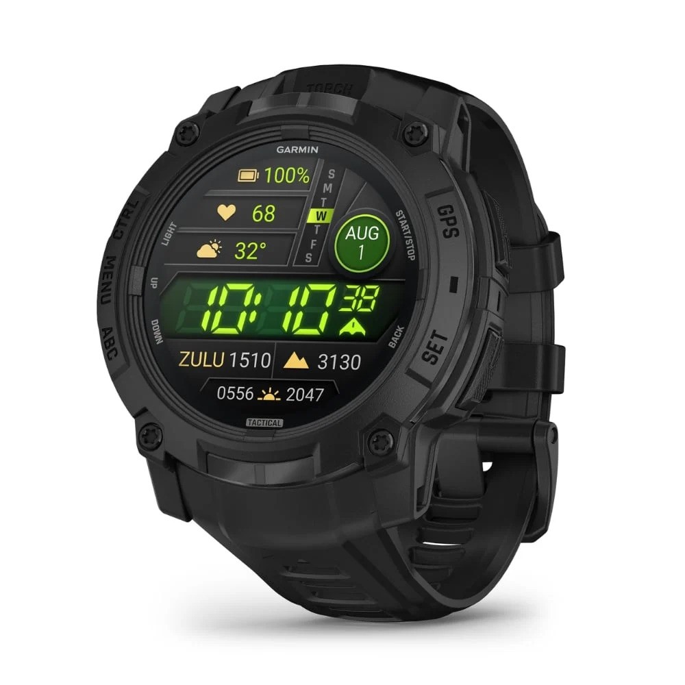 שעון ספורט חכם – Garmin Instinct 3 Tactical Edition Amoled | 50mm 