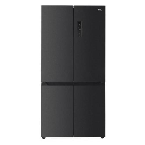 מקרר 4 דלתות 600 ליטר דגם TCL C780CDBN נירוסטה מושחרת
