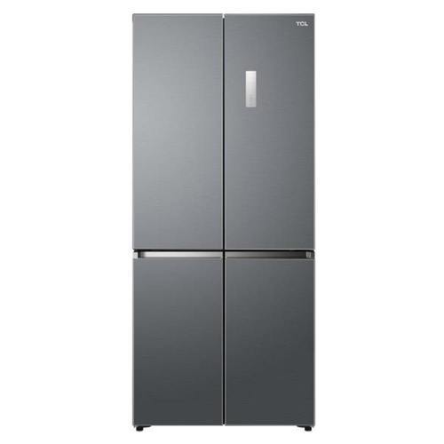 מקרר 4 דלתות 521 ליטר TCL C635CDBN נירוסטה מושחרת טי סי אל