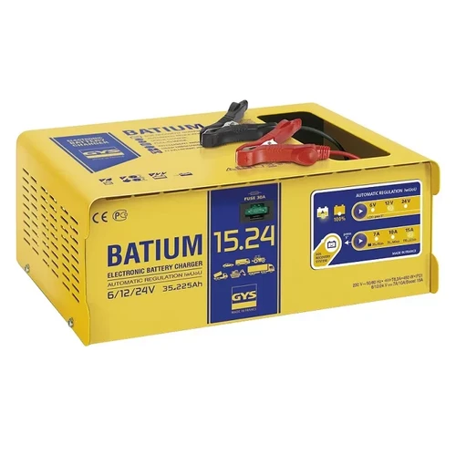 מטען מצברים אוטומטי GYS BATIUM15-24 6V/12V/24V 