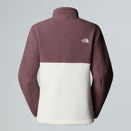 ג'קט פליז רוכסן מלא לנשים בצבע סגול לבן The North Face YUMIORI FULL-ZIP 