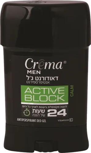 קרמה מן דאודורנט ג'ל אקטיב בלוק 70 מ