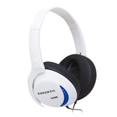 אוזניות בצבע לבן KURZWEIL YH3000WH