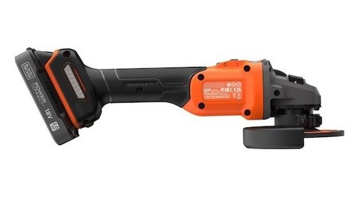 מטחנת זווית נטענת Black+Decker BCG6L8D1S-QW