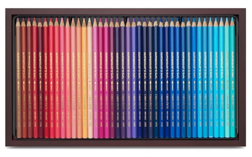 ערכה יוקרתית של 120 עפרונות אקוורל CARAND'ACHE SUPRACOLOR AQUARELLE במזוודת עץ