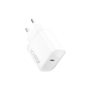 מטען קיר לבן NONSTOP PowerLine PD 20W USB-C