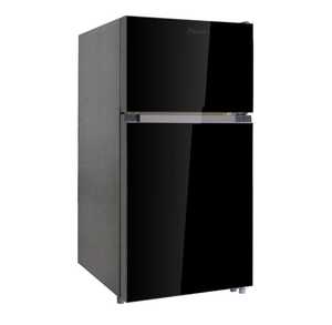 מקרר משרדי מקפיא עליון 91 ליטר Premier PR-92GB זכוכית שחורה