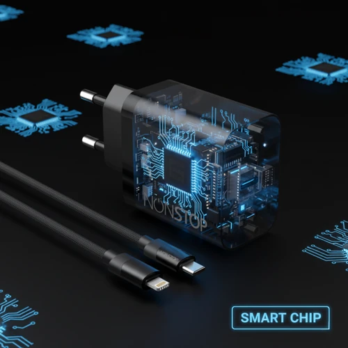 מטען קיר שחור NONSTOP PowerLine PD 20W USB-C