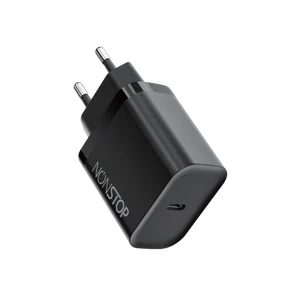 מטען קיר שחור NONSTOP PowerLine PD 20W USB-C