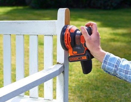 מלטשת אקצנטרית נטענת Black+Decker BDCROS18N-XJ