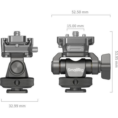 תושבת תמיכה למוניטור עם תושבת נעל SmallRig HawkLock H21 Monitor Support
