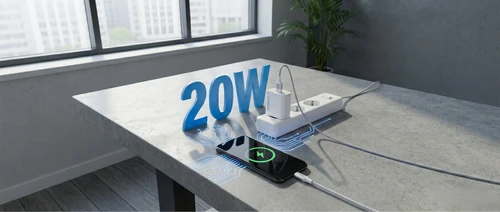 מטען קיר לבן NONSTOP PowerLine PD 20W+כבל USB-C