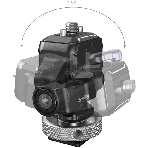 מיני תושבת מוניטור עם תושבת נעל SmallRig Drop-In HawkLock Monitor Mount