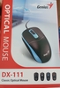 עכבר אופטי חוטי Genius DX-111 BLACK