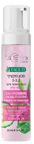לה סרה סבון מקציף לעור עדין מועשר בתה ירוק ומלפפונים 225 מ