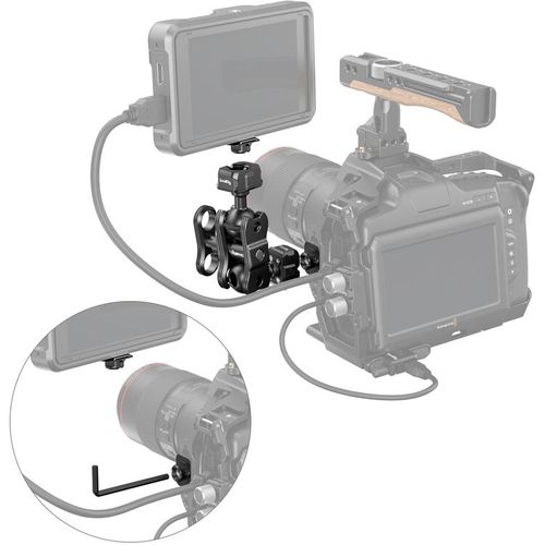 מיני זרוע לחיבור אביזרים עם ראש כדורי SmallRig Drop-in HawkLock Magic Arm