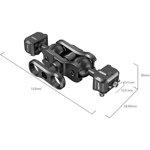 מיני זרוע לחיבור אביזרים עם ראש כדורי SmallRig Drop-in HawkLock Magic Arm