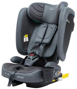 כיסא בטיחות משולב בוסטר OTTO עם מנגנון בקרה אלקטרוני לחיבור תקין - אפור