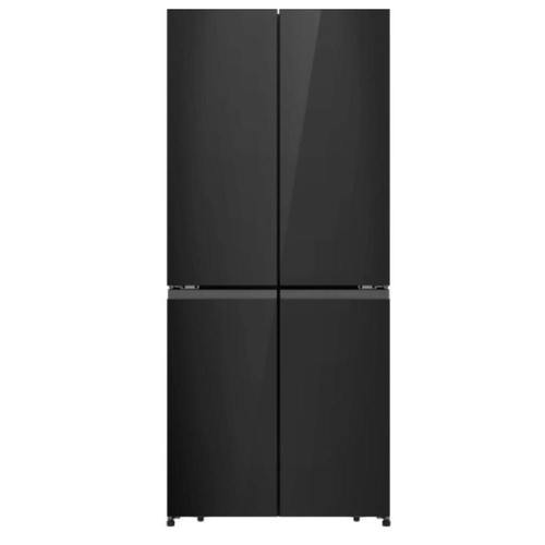 מקרר 4 דלתות 483 ליטר Hisense RQ58BG זכוכית שחורה הייסנס