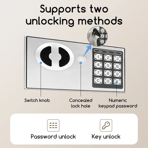 כספת אלקטרונית 17*23*17 Deli ET510