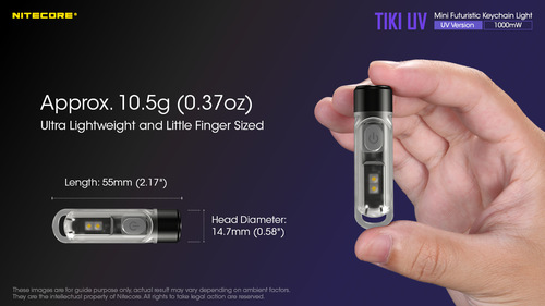 פנס אולטרה סגול TIKI UV - Nitecore 