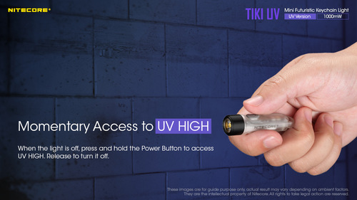 פנס אולטרה סגול TIKI UV - Nitecore 