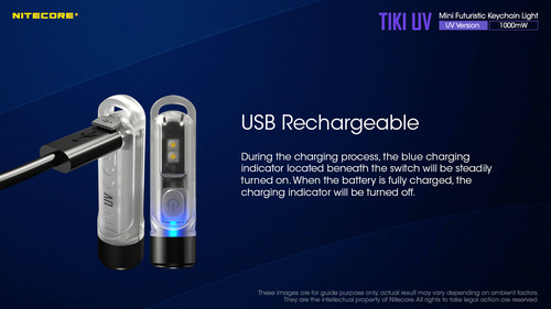 פנס אולטרה סגול TIKI UV - Nitecore 