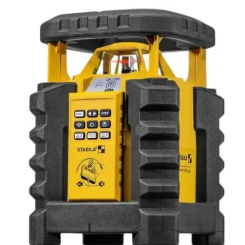 סט פלס לייזר LAR 350 מסתובב מקצועי עד 800 מטר טווח+ חצובה וגלאי Stabila  IP65