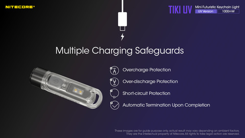 פנס אולטרה סגול TIKI UV - Nitecore 