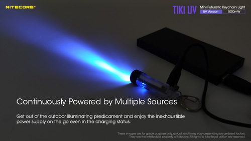 פנס אולטרה סגול TIKI UV - Nitecore 