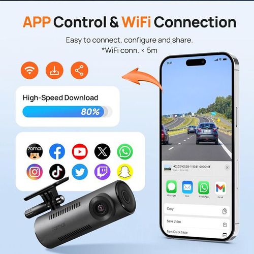 מצלמת רכב חכמה Xiaomi Dash Cam M310