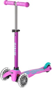 קורקינט מיני מיקרו דלוקס לד Mini Deluxe Led לבנדר