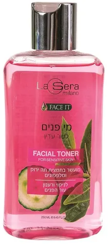 לה סרה מי פנים לעור עדין מעושר בתמצית תה ירוק 250 מ