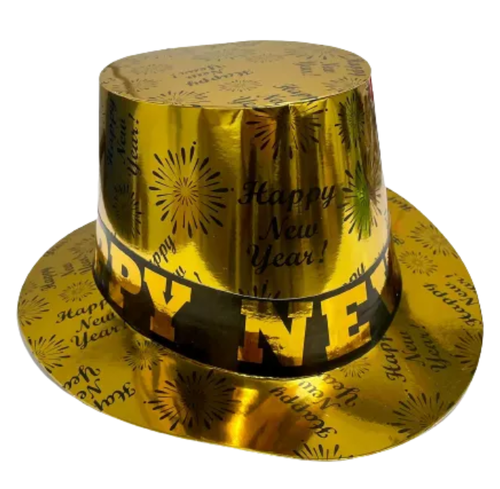 כובע צילינדר HNY זהב