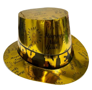 כובע צילינדר HNY זהב