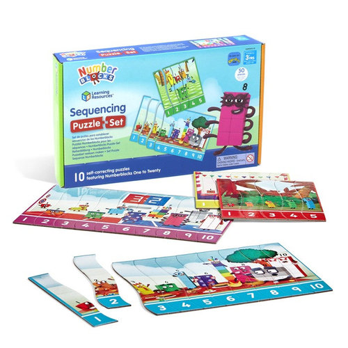ערכת פאזל רצפים של נאמברבלוקס (40 חלקים)