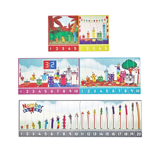 ערכת פאזל רצפים של נאמברבלוקס (40 חלקים)
