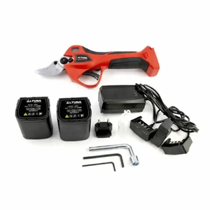 מזמרה חשמלית נטענת + 2 סוללות: 16.8V, 2.5Ah ומטען – לגיזום מקצועי ויעיל דגם AB32D ALTUNA 