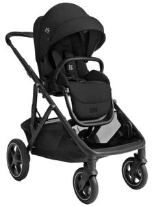 עגלת תינוק מודולארית ורסיטי Versiti מודולארית מתרחבת לעגלת אחים או תאומים עם 20 מצבי שימוש - שחור 