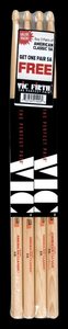 מארז 4 זוגות מקלות תופים Vic Firth 5A