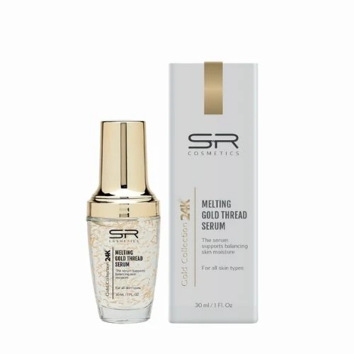 סרום 24K אנטי אייג'ינג & חוטי זהב נמסים SR COSMETICS - 30ml