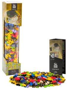 משחק הרכבה Plus-Plus 350 חלקים בהשראת גוסטב קלימט: הנשיקה