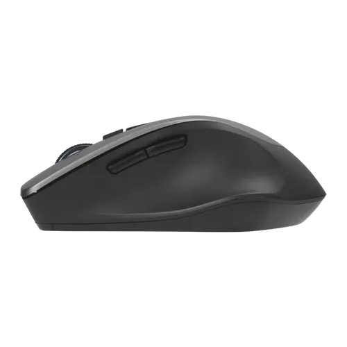 עכבר אלחוטי ארגונומי Asus WT425 בצבע אפור כהה עם חיבור RF 2.4GHz ו-DPI מתכוונן