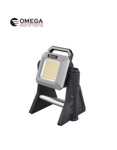 זרקור נטען 50W טלסקופי OMEGA 26h 10000mAh PUMA