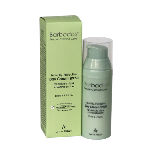 קרם הגנה קליל SPF50 Non-Oily Protective Day Cream - אנה לוטן ברבדוס